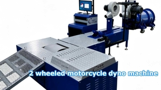 Cartesy motorfietsdynamometer-dynomachine met 2 wielen