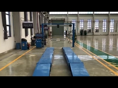 Echte behuizing met 3D-wiellijner + schaarhef + dubbelzijsplaten glijden + asbelasting tester + rem ro