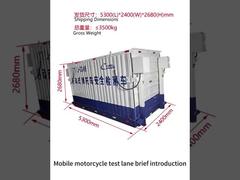 Cartesykj Mobiele teststraat voor motorfietsen