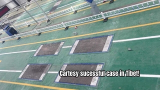 Case Tibet Leiwuqi City! Cartesy installeert met succes een uitgebreide voertuiginspectielijn in High