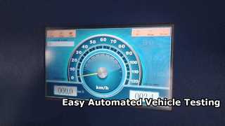 Cartesy LCD-bedieningsinstrument met touchscreenbediening, Economisch model voor enkele tester.