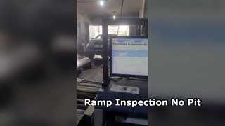 Congo-klant 4-in-1 voertuiginspectieapparatuur op oprit zonder put
