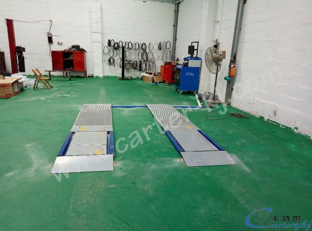 220V Spanning Ultra Flat Plate Test Line voor auto's Remtestbelasting Test Sideslip