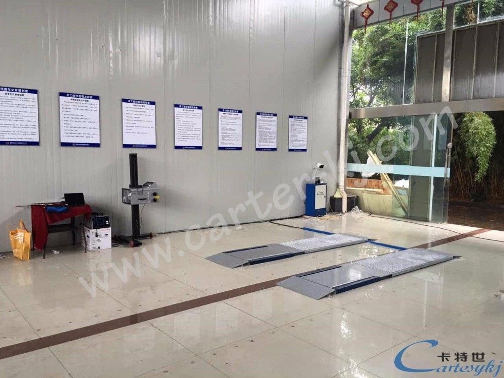 220V Spanning Ultra Flat Plate Test Line voor auto's Remtestbelasting Test Sideslip