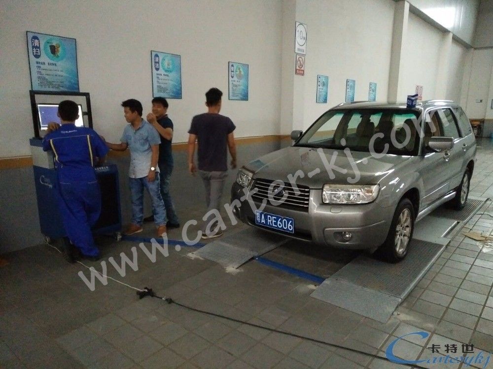 220V Spanning Ultra Flat Plate Test Line voor auto's Remtestbelasting Test Sideslip