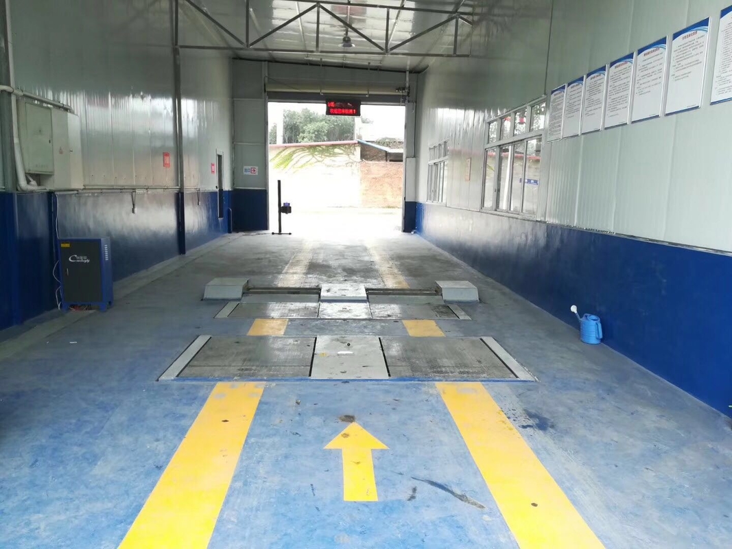 CTGT-3-3C Roller Trinity Vehicle Test Line Roller Vlt Brake Tester met asbelasting dubbelplaat