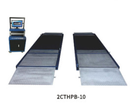 2CTHPB-3B Luxe Flat Plate Brake Tester Voertuig Inspectieapparatuur Auto Test Line Force Voor auto