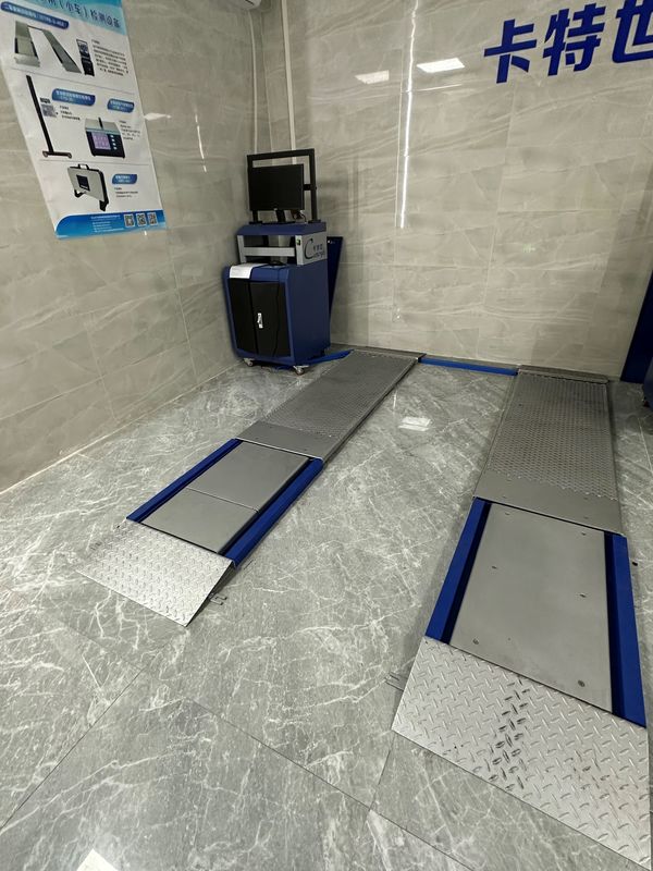 Autotestlijn Voertuiginspectieapparatuur test de remkracht 4CTPB-3-4 Ultra platte plaat remmentester