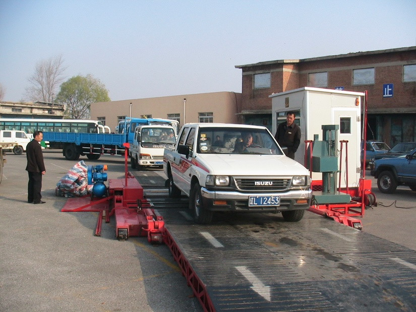 Werkpositie Mobiele voertuigveiligheidstestlijn 10000 kg Belasting CTYJ-10 Mobiele testlijn