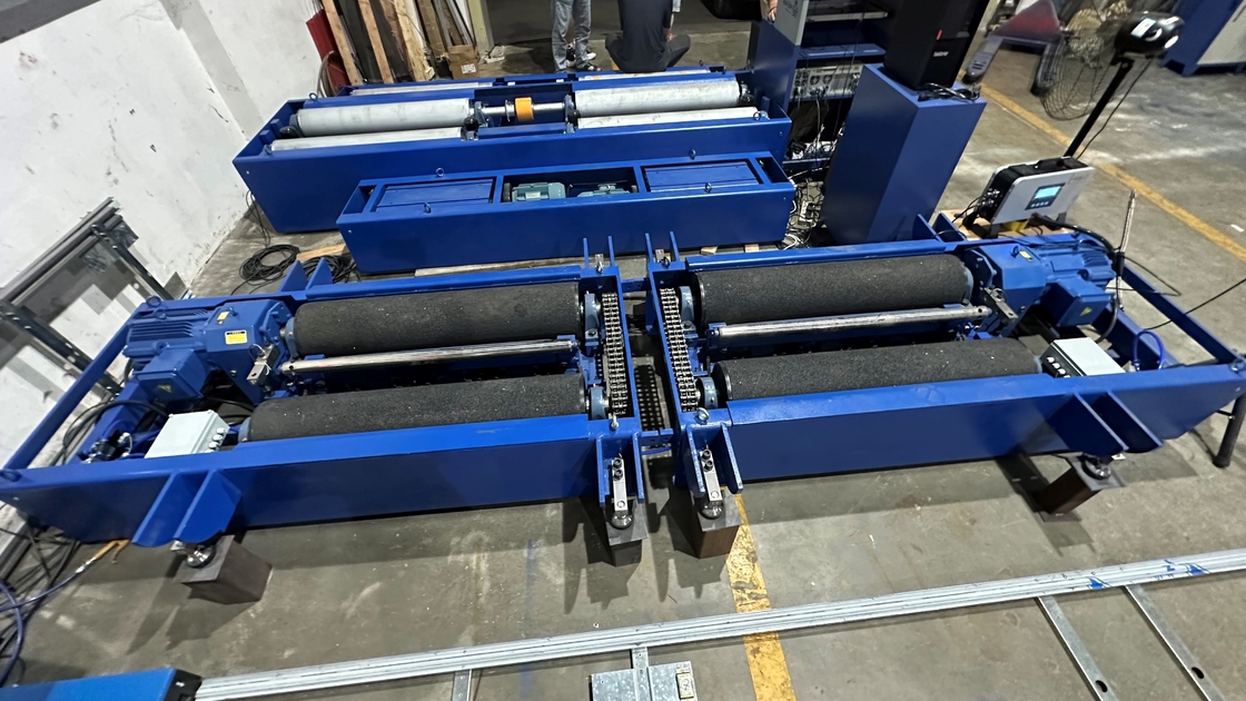 Roller tegenovergestelde krachten Type Roller rem tester Mobiele rem tester met asbelasting CTFZ-15B Fitting 15T voertuig