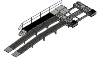 CTDCG-15 Auto Auto Drie-assige zes-roller Voertuig Chassis Dynamometer Paardenkracht dynamometer