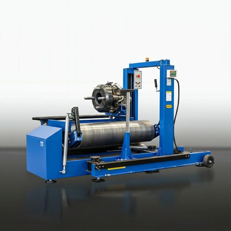 Draagbare draagbare vrachtwagenrollebremstester voor 4WD-voertuigen 10T capaciteit Voertuigtestlijn Voertuiginspectieapparatuur