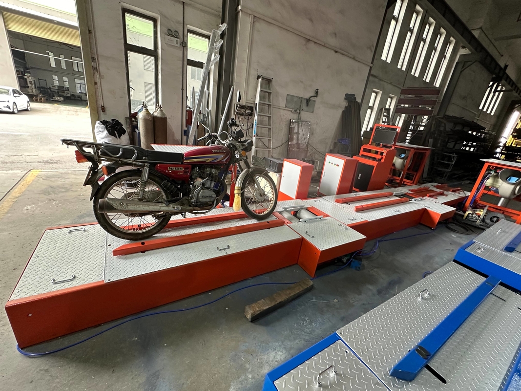 CTMT-300B Customized Comprehensive Motorcycle Tester met drie 3000 watt koelventilatoren speciaal ontworpen voor ondergrondse werking