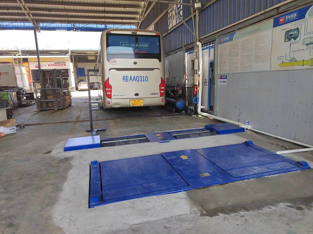 Cartesykj 15T Onderhouds- en testbaan van het voertuig Rollerremtoetser met asbelasting zijdelingse glijtoetser