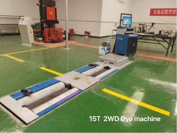 13t belasting CTDCG-13 voertuig chassis dynamometer voertuig dynamometer voertuig testlijn voor emissies brandstofverbruik