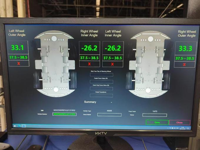 CTZJ - 10 Verkeersstuurhoekonderzoeker Verkeersinspectieapparatuur voor vrachtwagens en auto's met industrieel besturingssysteem