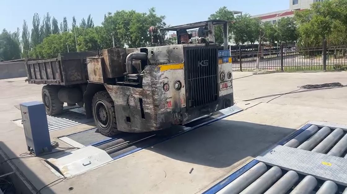 Cartesy Pneumatische CTZG-15 Vrijlooprol voor Inspectieapparatuur voor Voertuigen met 15T Capaciteit, Corrosiebestendig en Pneumatisch Vergrendelbaar