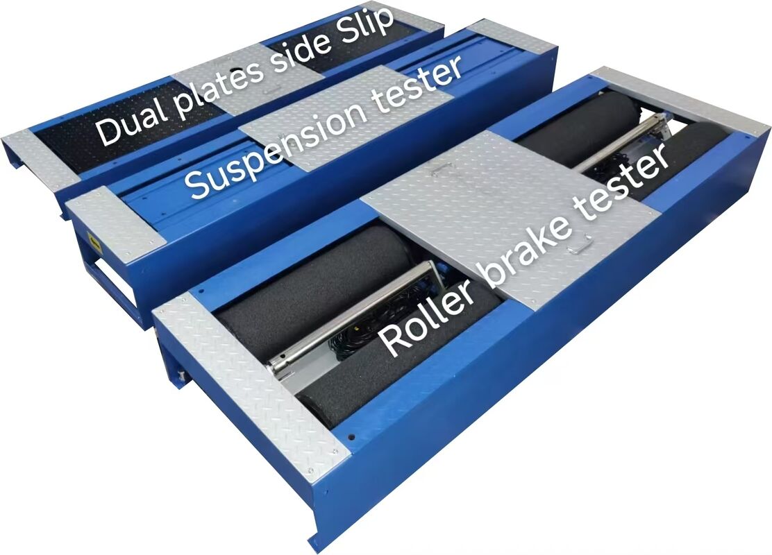 CTGT-3-4 Roller 4-in-1 voertuigtestlijn Rollerremtoetser met asbelasting Eenvoudige plaatzijverschuivingstoets Toets ophanging