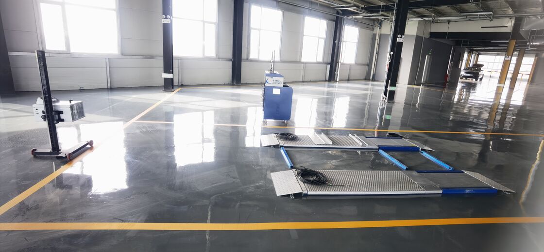 4T capaciteit Ultra Flat Plate Brake Tester voor vrachtwagen met maximaal asgewicht van 10000 kg