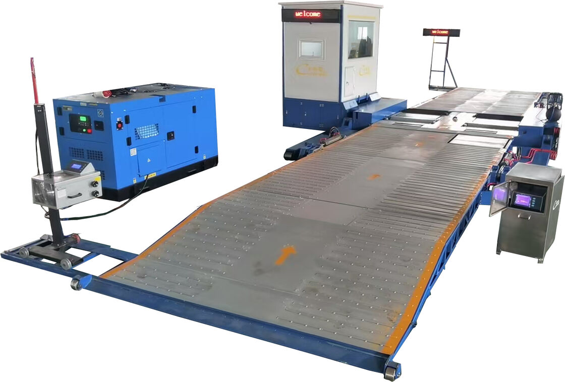 Werkpositie Mobiele voertuigveiligheidstestlijn 10000 kg Belasting CTYJ-10 Mobiele testlijn
