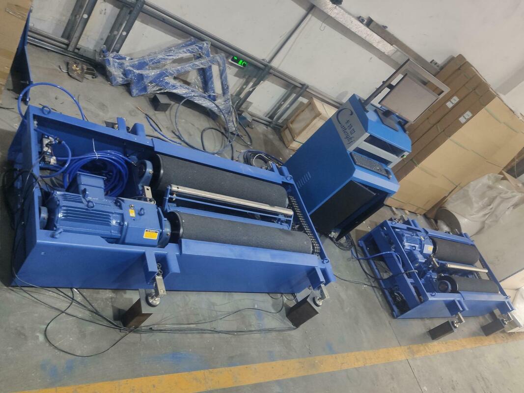 Cartesykj merk CTFZ-13B Roller Brake tester Tegenovergestelde Krachten Tester Met Aslast Montage 15T Voertuig Auto Rem Rollers