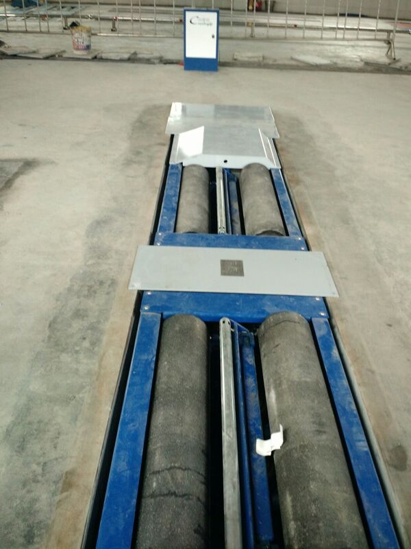 Cartesykj merk CTFZ-13B Roller Brake tester Tegenovergestelde Krachten Tester Met Aslast Montage 15T Voertuig Auto Rem Rollers