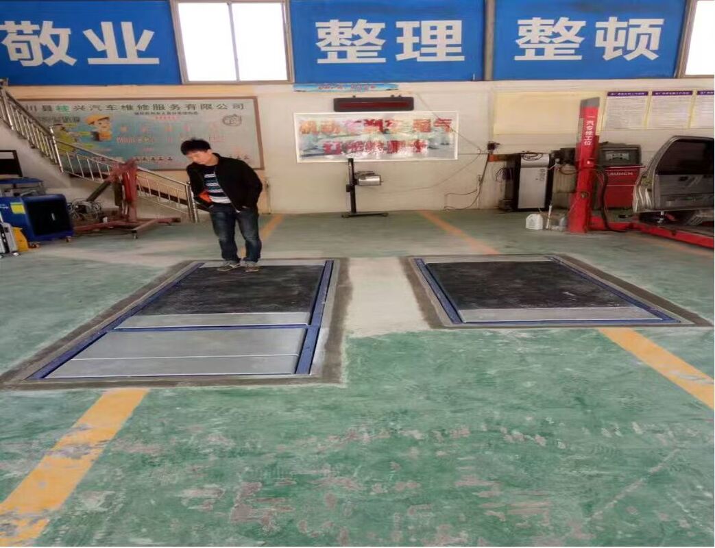 Cartesykj Luxe platte remmentester 3T 10T 15T Voertuiginspectieapparatuur voertuigtestbaan 2CTHPB-13 met zijslipvering aslastremtester