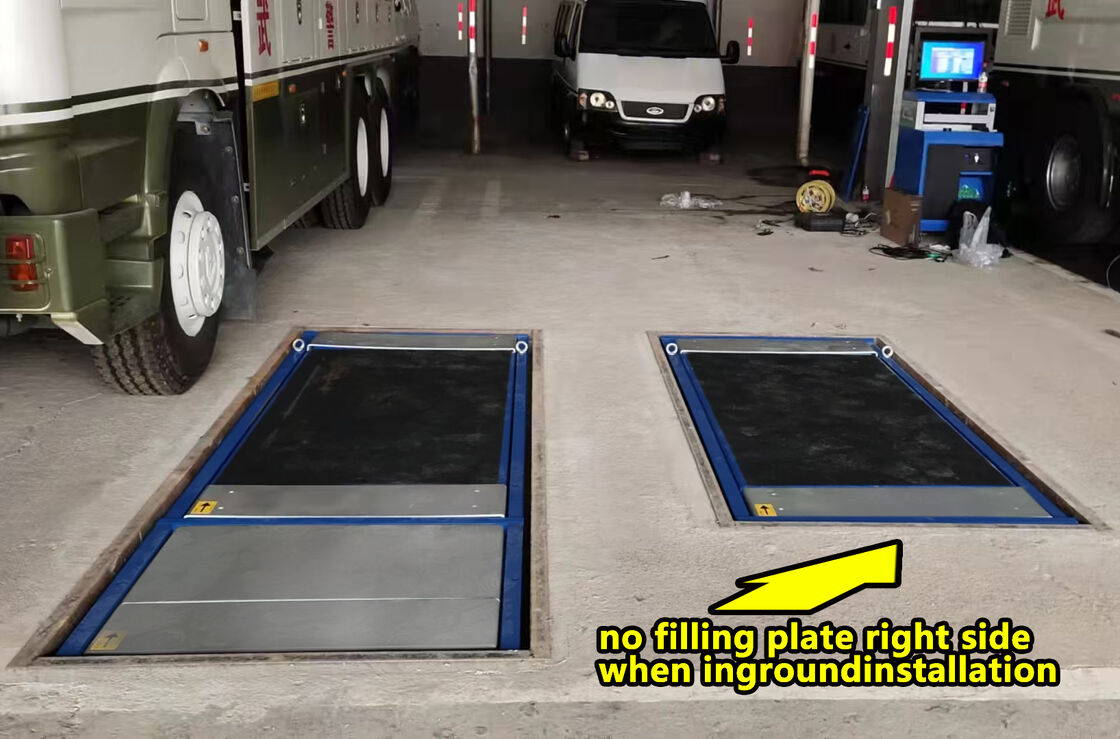 Cartesykj Luxe platte remmentester 3T 10T 15T Voertuiginspectieapparatuur voertuigtestbaan 2CTHPB-13 met zijslipvering aslastremtester