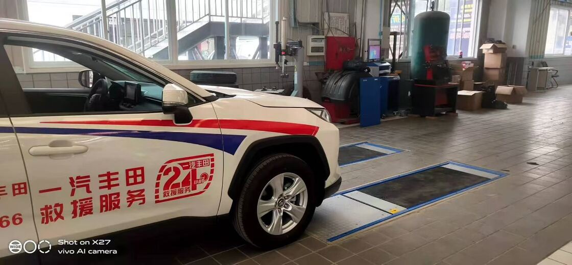 Cartesykj Luxe platte remmentester 3T 10T 15T Voertuiginspectieapparatuur voertuigtestbaan 2CTHPB-13 met zijslipvering aslastremtester