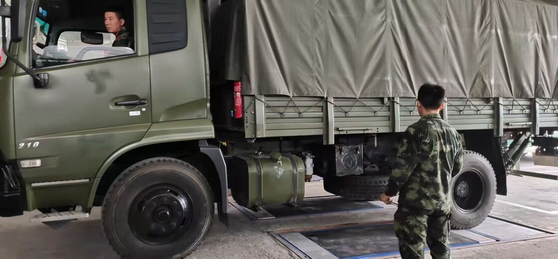 Cartesykj Luxe platte remmentester 3T 10T 15T Voertuiginspectieapparatuur voertuigtestbaan 2CTHPB-13 met zijslipvering aslastremtester