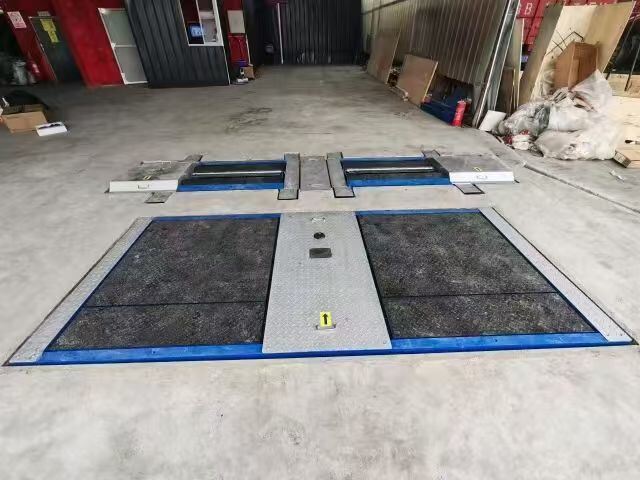 Cartesy truck testbaan voor garage Automobiel Rolbankremtestbank Krachten met aslast dubbele platen slipmeter 10T capaciteit