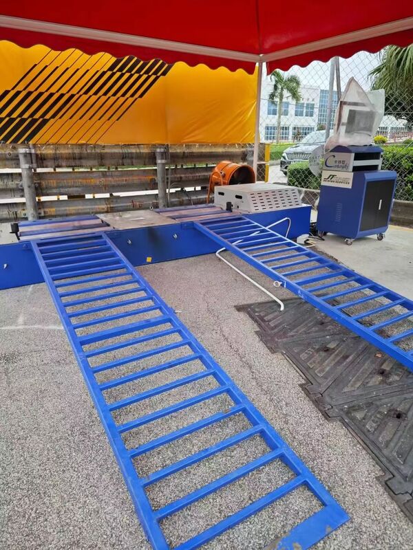 Voertuigchassisdynamometer met 4 ton belasting, maximaal absorptievermogen van 160 kW en maximale asbelasting van 3000 kg voor prestatietests in de automobielsector