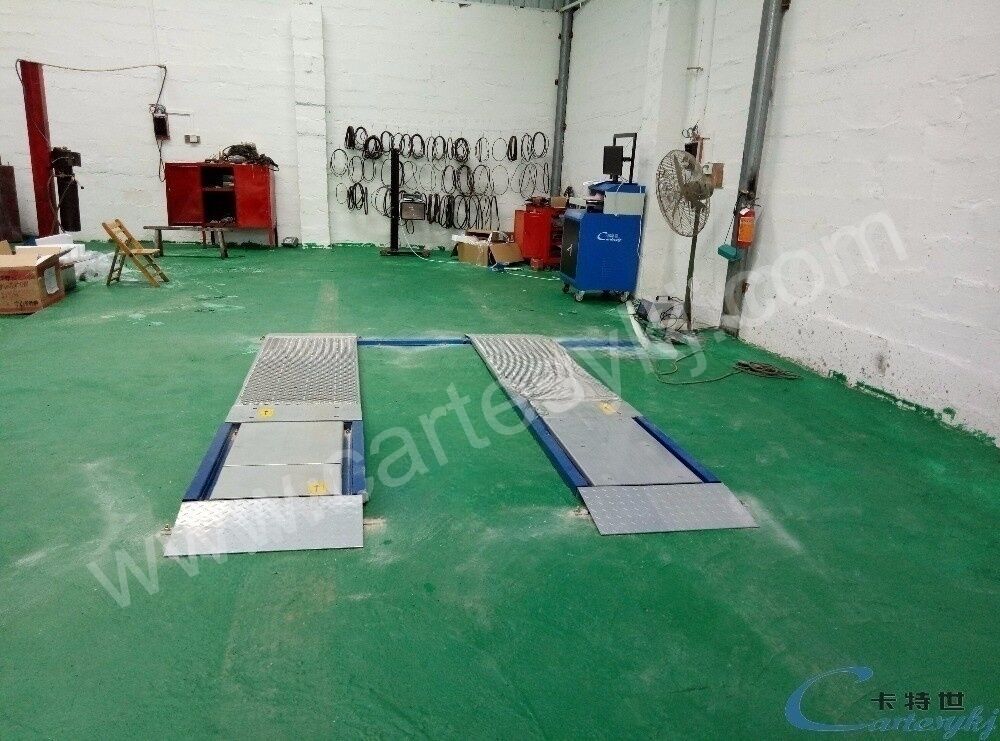220V Spanning Ultra Flat Plate Test Line voor auto's Remtestbelasting Test Sideslip