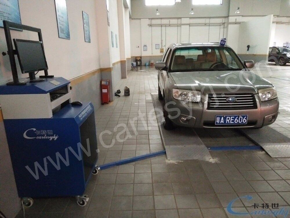 220V Spanning Ultra Flat Plate Test Line voor auto's Remtestbelasting Test Sideslip