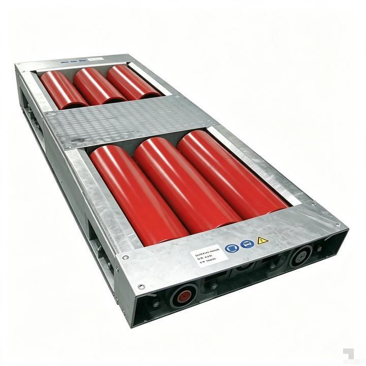 Cartesy Pneumati Free Roller Set van bogie rollers wordt gebruikt in verband met rem tester of snelheidsmeter 215mm diameter