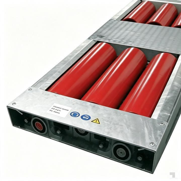 Cartesy Pneumati Free Roller Set van bogie rollers wordt gebruikt in verband met rem tester of snelheidsmeter 215mm diameter