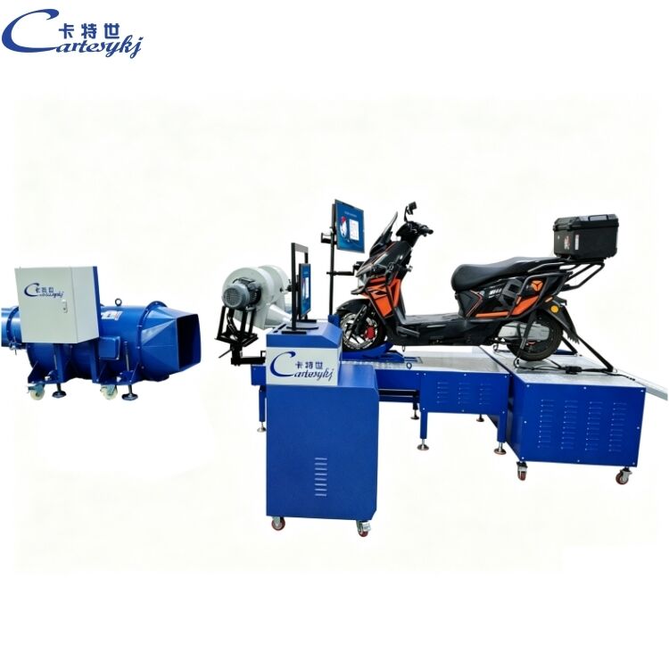 Cartesy 2 Wheeled Motorcycle Chassis Dynamometer with 320km/h Speed and 160kW Eddy Current Power
